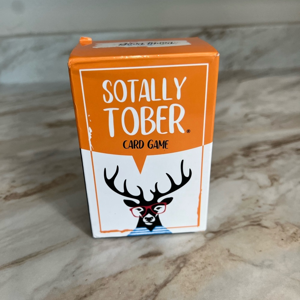 Card Game - Orange and White